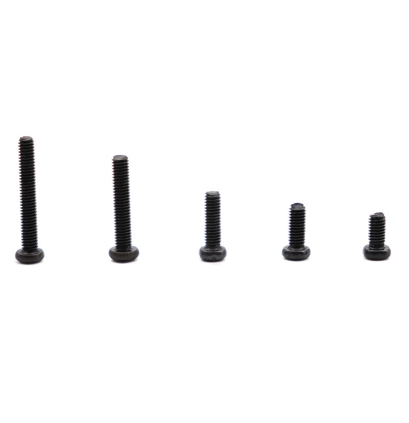 binifiMux M3 Screws Kit, 800pcs (7 Sizes 4mm to 20mm) M3-0.5mm Black Pan Head Phillips Machine Screws and Hex Nuts Washers Kit for 3D Printer Robot Project Toys RC Models - Image 2